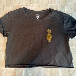 Billabong Grey Pineapple Crop Top